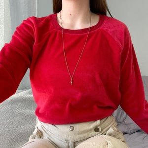 Red pullover